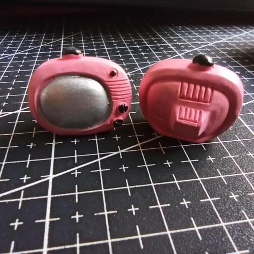 1pcs/lot Resin pink television 23mm Ornaments Micro landscape Ornaments Creative Home Gardening Decorations