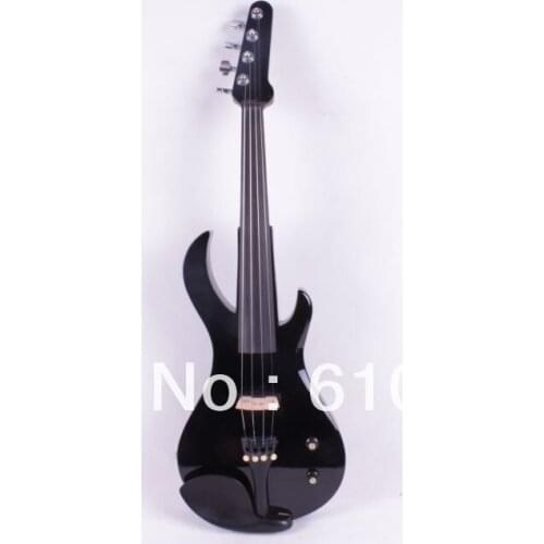 4/4 Electric Violin Solid wood 20--28# black color guitar neck 4 string