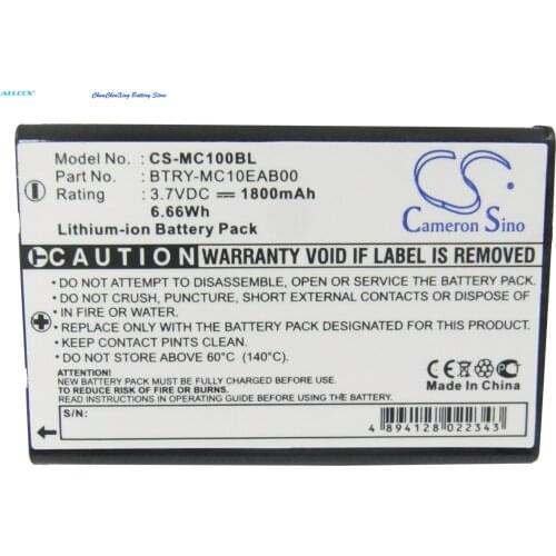 Cameron Sino 1800mAh Battery for Symbol MC1000, MC1000-KH0LA2U0000, MC1000-KU0LA2U000R, MC1000-KU0LA2U000R-KIT