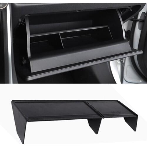 QHCP Car Glove Box Interval Storage Box Console Tidying Central Accessories Co-Pilot Storage Box For Toyota RAV4 Wildlander 2020