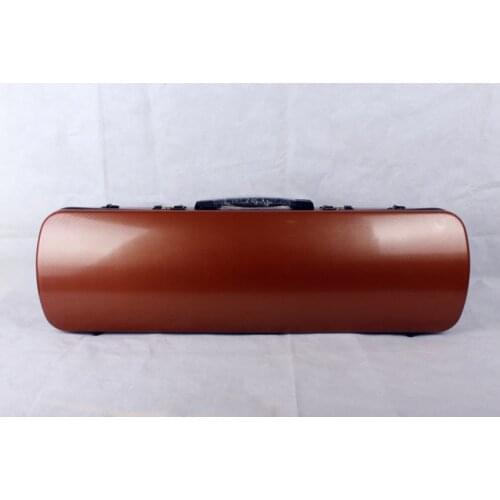 One dark red color new Carbon fiber violin case 4/4 size