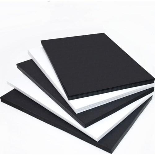 10 Pcs/lot 180gsm High Quality A4 Black White Kraft Paper DIY Handmake Card Making Craft Paper Thick Paperboard Cardboard