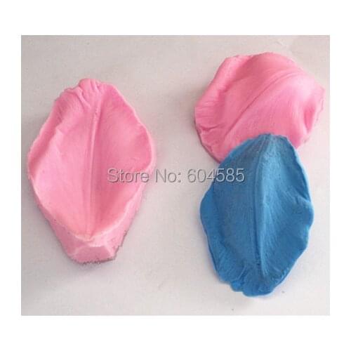 Flower petal shape mold clay mould fondant cake molds soap chocolate mould for the kitchen baking