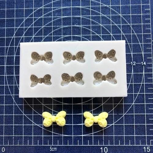 Cake tool bow silicone mold cake mould Fondant tools sugarcraft Decorating Mold Cupcake