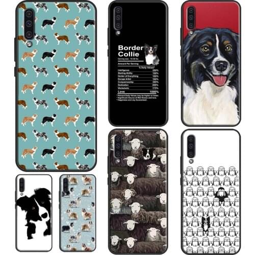 Cartoon Border Collie Phone Case For Samsung A12 A32 A42 A52 A72 A10 A20 A30 S A40 A50 A70 A31 A51 A71 A20e A21S