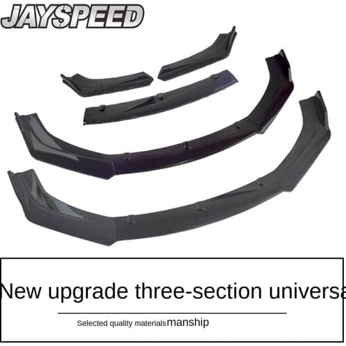 New Upgraded Car Front Shovel Modified Universal Three-stage Front Lip Suv Wrap Angle Anti-scratch Size Surrounding Head Shovel