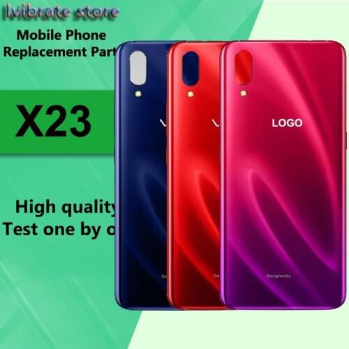 New glass Battery Back Rear Cover Door Housing For vivo X23 X23A Battery Cover For vivo X 23 X23 A shell Replacement repair 6.41