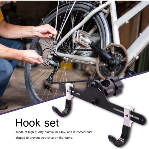 New Bicycle Wall Mount Horizontal MTB Road Bicycle Rack Wall Hanger Hooks Holder For Garage Indoor Bike Storage Repair Stand