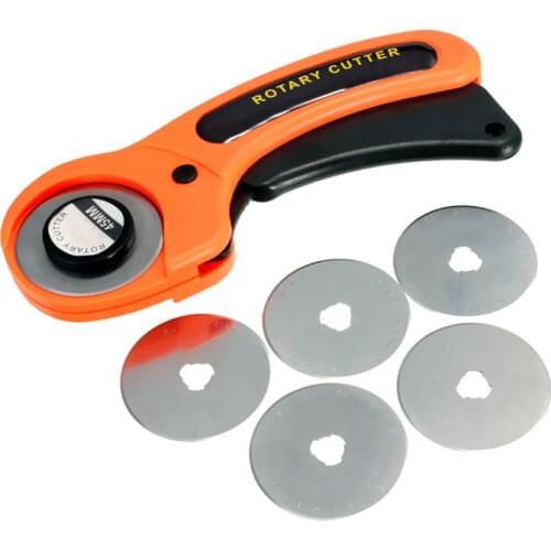 Leather Craft 45mm fabric rotary cutter Leather Cutting Tool Fabric Cutter Circular Blade DIY Patchwork Sewing Quilting Fit Cut