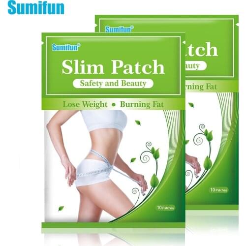 20pcs Sumifun Weight Loss Slimming Patch Body Slim Patches Slim Navel Stick Diet Product Burning Fat Herbal Medical Plasters