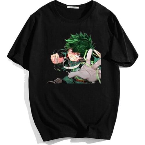 My Hero Academia Popular T-shirt Summer Mens and Womens Wear Student Adult O-Neck Short Sleeve Comfortable Casual Wear