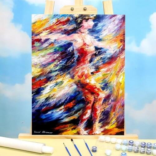 Lost In Rhythm DIY Paint By Numbers Complete Kit Oil Paints 40*50 Canvas Painting Decorative Paintings Kids Drawing