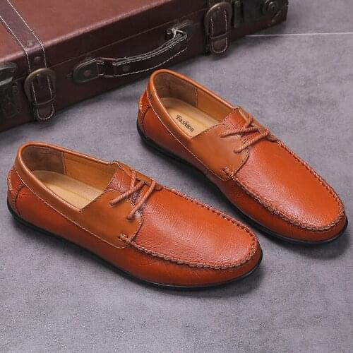 Wear sports slip summer flat casuales masculino 2020 leisure sport spring men hombre fashion mens mens loafers on para leather