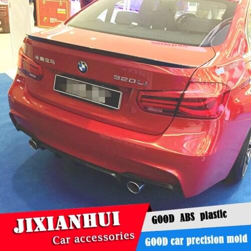 For F30 F35 Spoiler Carbon Fiber Material 2012-2015 P4 HSC Performance Style Spoiler For BMW M3 320i 320li 325li 328i Spoiler