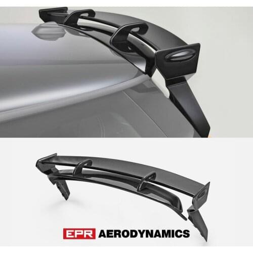 For Mini Cooper F56 GM Style Carbon Fiber Black Glossy Finished Rear Spoiler Wing Car Adjustable Blade Exterior Accessories Body