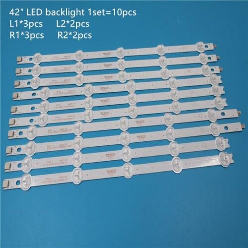 10 Pieces/lot New LED backlight bar for 42"ROW2.1 REV0.0 6916L-1412A//1413A//1414A//1415A,6916L-1214A/1215A/1216A/1217A