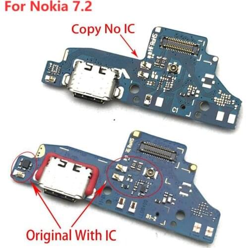 USB Charge Port Jack Dock Connector Charging Board Flex Cable For Nokia 7.2