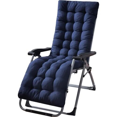 Thickened Warm Long Chair Cushion Relaxing Rocking Chair Lounger Recliner Soft Beach Sofa Pads Dual Purpose Mat Home Decor