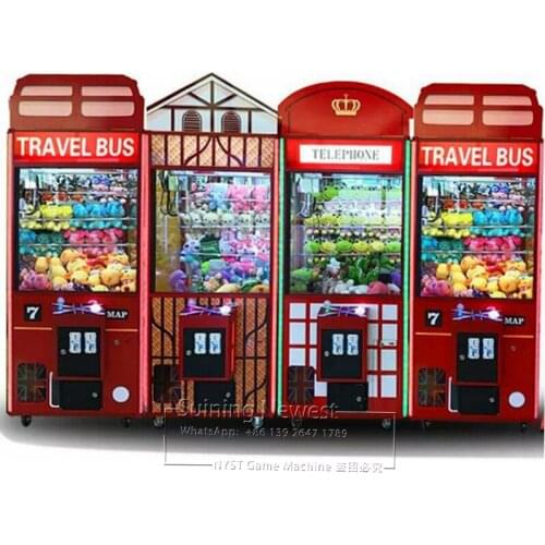 NYST High Quality Amusement Machine Token Coin Operated Arcade Games Doll Toys Cranes Claw Machine For Shopping Malls