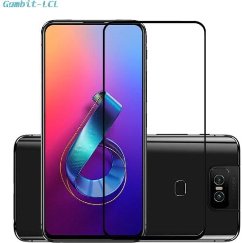 2PCS Full Cover Tempered Glass For ASUS ZenFone 6 (ZS630KL) Screen Protector Glass Protective Film for asus 6Z