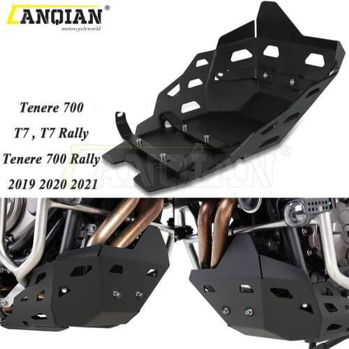 Tenere700 Motorcycle Skid Plate Bash Frame Guard For Yamaha Tenere 700 T7 2019 2020 2021 T7 Rally Tenere 700 Rally Accessories