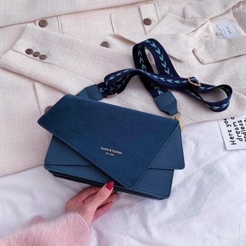 PU Leather Purses and Handbags for Women 2021 Designer Luxury Girls Female Shoppers Fashion Irregular Cut Frosted Crossbody Bags
