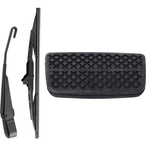 1 Set Rear Windshield Wiper Arm Set & 1 Pcs 46545-S1F-981 Rubber Car Clutch Pedal Pad Cover