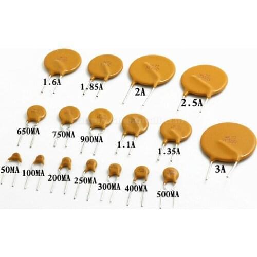 10-20PCS/LOT Self-Recovery Fuse PPTC RXEF005-RXEF500 RXEF030 RXEF050 72V 60V 0.05A-5A