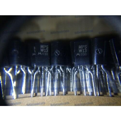 100PCS/LOT MPSW13 TO92L One Watt Darlington Transistor NPN Silicon(TRANS NPN DARL 30V 1A)