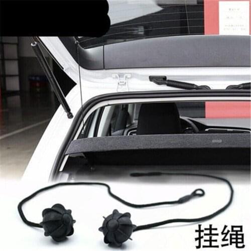 2pc Car Parcel Shelf String Cord Tonneau Cover Strap For VW Golf MK5 MK6 Rabbit R R32 R20 GTI Hatch Tailgate Trunk 1K6863447A