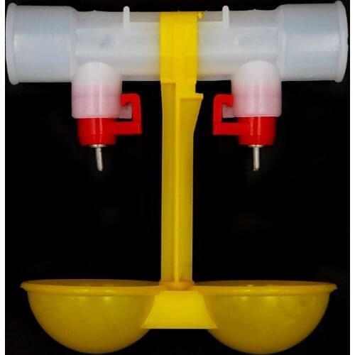 3pcs Chicken drinking cup Quail water bowls Double Hanging Cup Pheasant drink Chicken Tools Chicken glasses Cages Free shipping