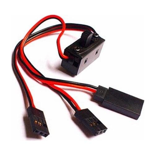 3 Way Power On Off Switch RC Receiver with JR Futaba Wire Connectors Charge Lead