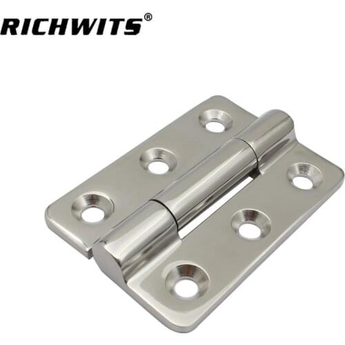 Six hole 6*90*120mm Heavy Cabinet Hinges Door Hinge for Boat Stainless Steel 316 boat deck hinge