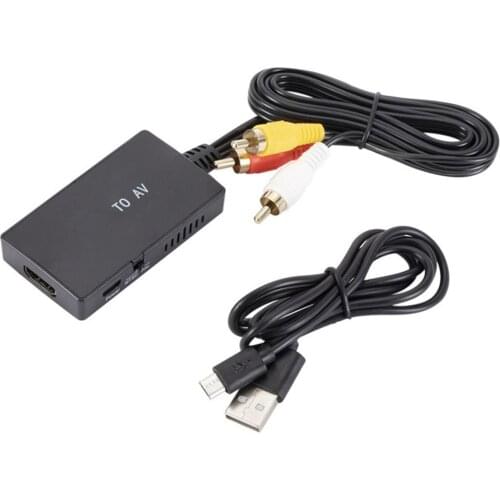 HDMI-compatible To AV Converter To Video PAL / NTSC Compatible Audio Adapter Compatible With Streaming Stick Fire Stick