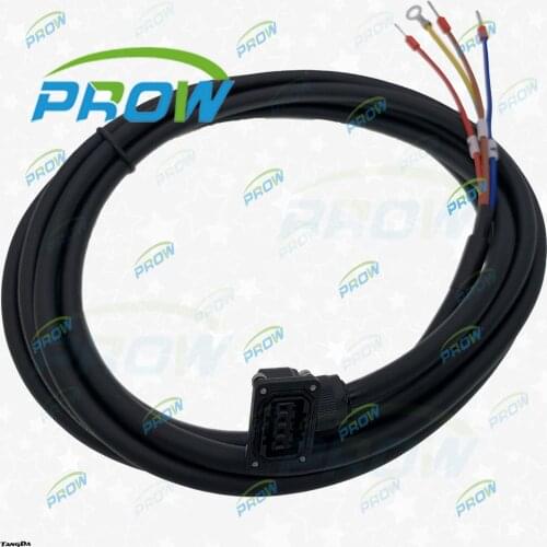 For mitsubishi MR-JE J3 J4 servo HF-MP MF-KP Power cord wire motor Signal cable Wires, Cables & Cable Assemblies PROW Q