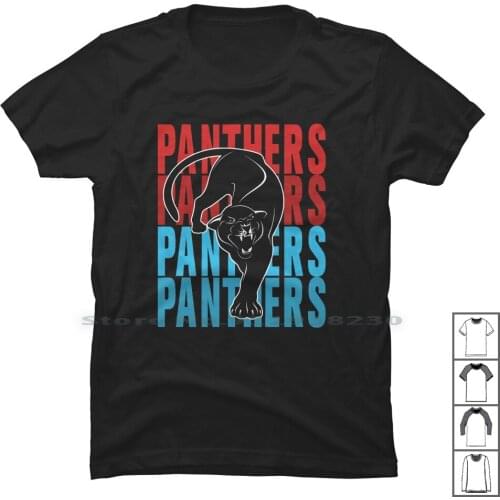 Panthers T Shirt 100% Cotton North Carolina Carolina Panther Lina Pan Ant