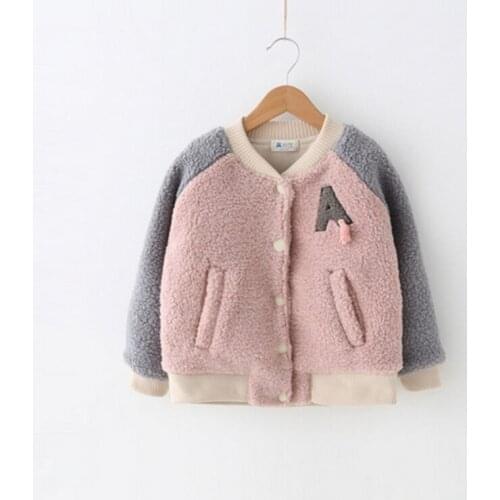 2017 new winter Girls Kids boys plus cashmere thick warm coat jacket comfortable cute baby Clothes Children Clothing