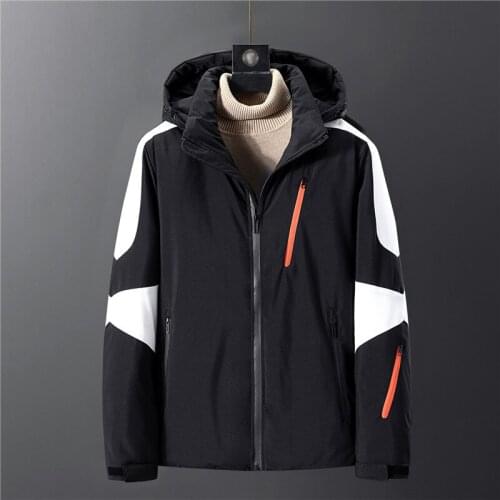 2021 Winter Parkas Jacket Men White Duck Down Parkas Coat Thick Warm Hooded Windbreaker Male Snow Coat Chaqueta Hombre M-4XL