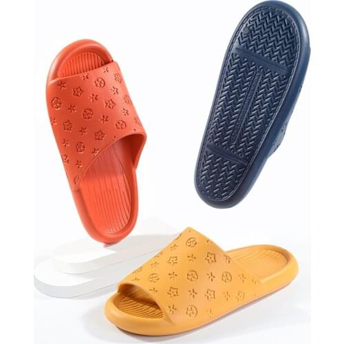 7 Color Sandales 2021 Women Slippers Outside Summer Stepping On Sandals Non-slip Breathable Couple Men Sandalias