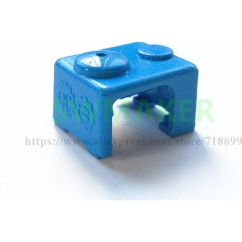 SWMAKER 1pcs Silicone Sock for V6 and Lite6 HotEnds use with thermistor version heater black hotend Reprap 3D printer parts