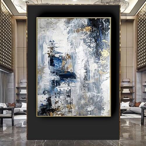 Modern abstract oil painting canvas abstract texture canvas painting and poster Cuadros wall art picture living room home decor