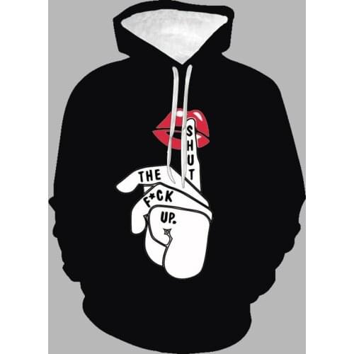 New 3D Love Hoodie Street Hip Hop Funny Hoodie Unisex 3D Printed Hoodie Fashion Casual Personality Pullover
