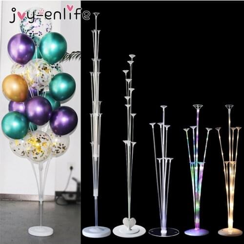 Tubes Balloon Stand Holder Kids Adult Birthday Balloons Party Accessory Wedding Decor Ballons Holder Column Wedding Decoration