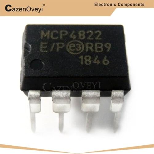 1pcs/lot MCP4822-E/P MCP4822 DIP-8 In Stock