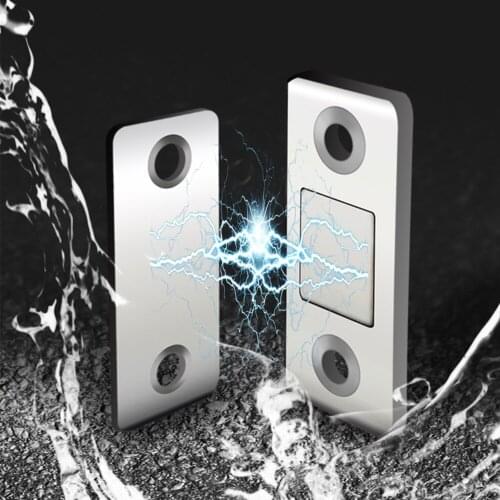 2pcs/Set Strong Door Closer Magnetic Door Catch Latch Door Magnet Furniture Cabinet Cupboard Screw / Sticker Ultra Thin