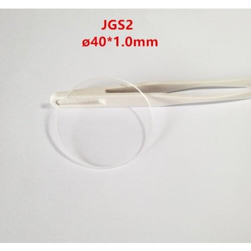 40*1.0Mm Fused Silica Glass Optical Lens Jgs2 High Transmittance To Protect The Observation Window