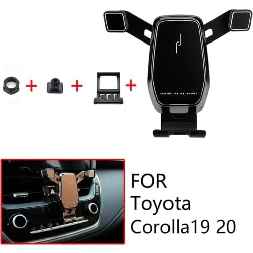 Car Mount Phone Holder Air Vent Clip Mobile Phone Holder for Toyota Corolla Altis Accessories 2019 2020 Car Accessories
