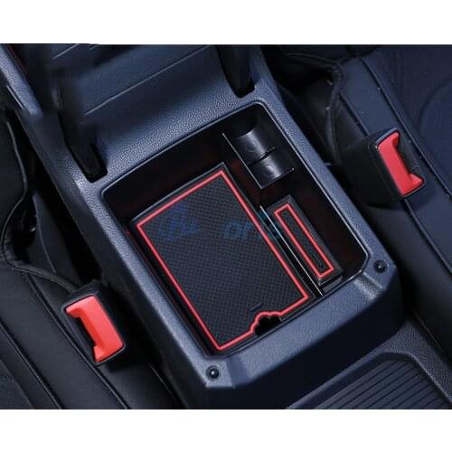 Car Organizer Armrest Glove Storage Box Console Container Car Styling 2016 2017 2018 For Volkswagen VW Tiguan L Accessories