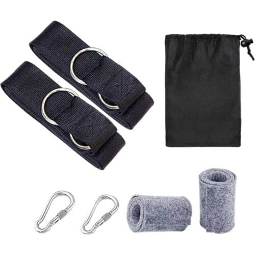 Tree Swing Hanging Straps Swing Hanging Strap With Safer Lock Snap Carabiner Hooks Perfect For Swings