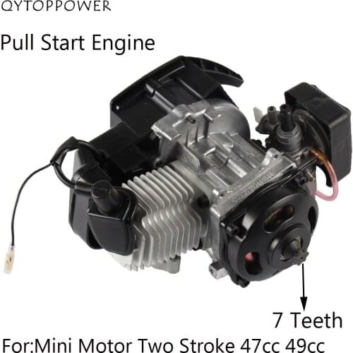 Motorcycle 43cc 47cc 49cc 2 STROKE ENGINE MOTOR MINI QUAD ROCKET POCKET BIKE PULL START ENGINE ATV